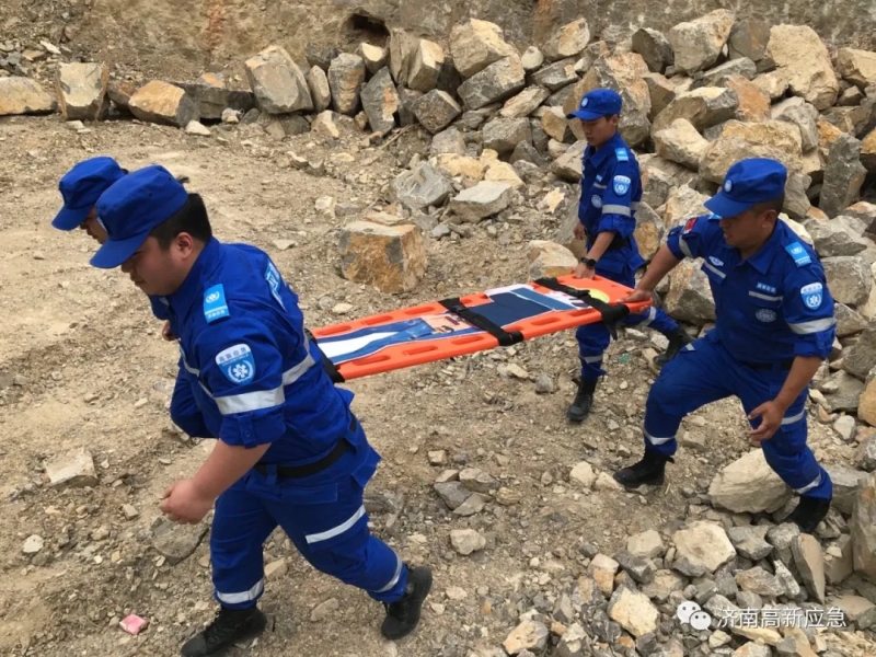 济南高新区举办突发自然灾害应急救援演练